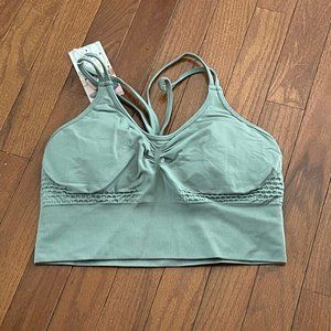 New Halara Green Sports Bra Size Small